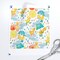 Baby Duck Rainy Days Muddy Puddles Welly Boots Puddle Jumping Blue Yellow Custom Printed Fabric by Spoonflower Various Fabrics by the Yard or Fat Quarter